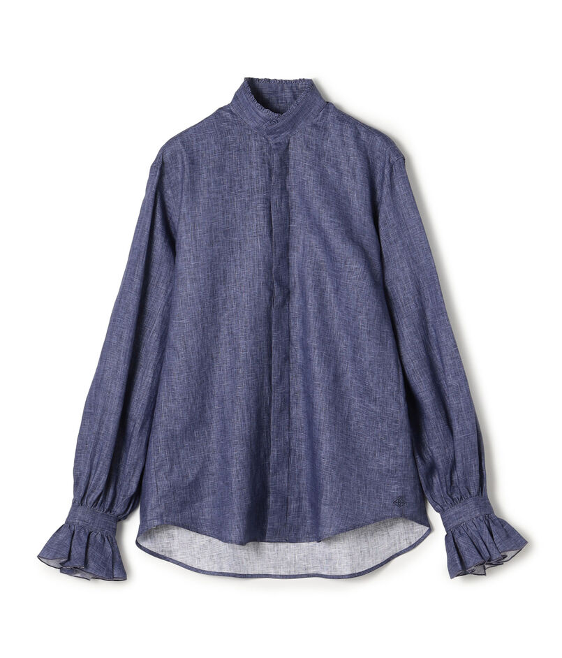 BOURRIENNE BOUDOIR リネン フリルシャツ