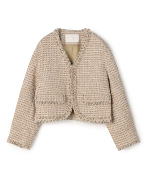 【WEB先行予約】ペペローニツイード ショートジャケット