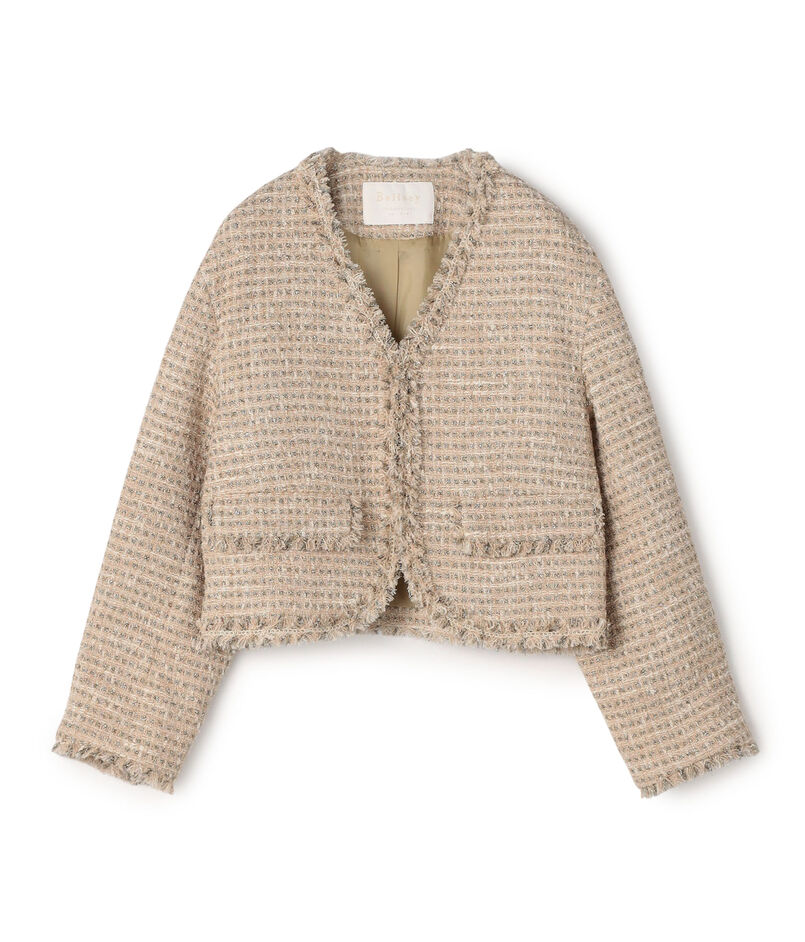 【WEB先行予約】ペペローニツイード ショートジャケット