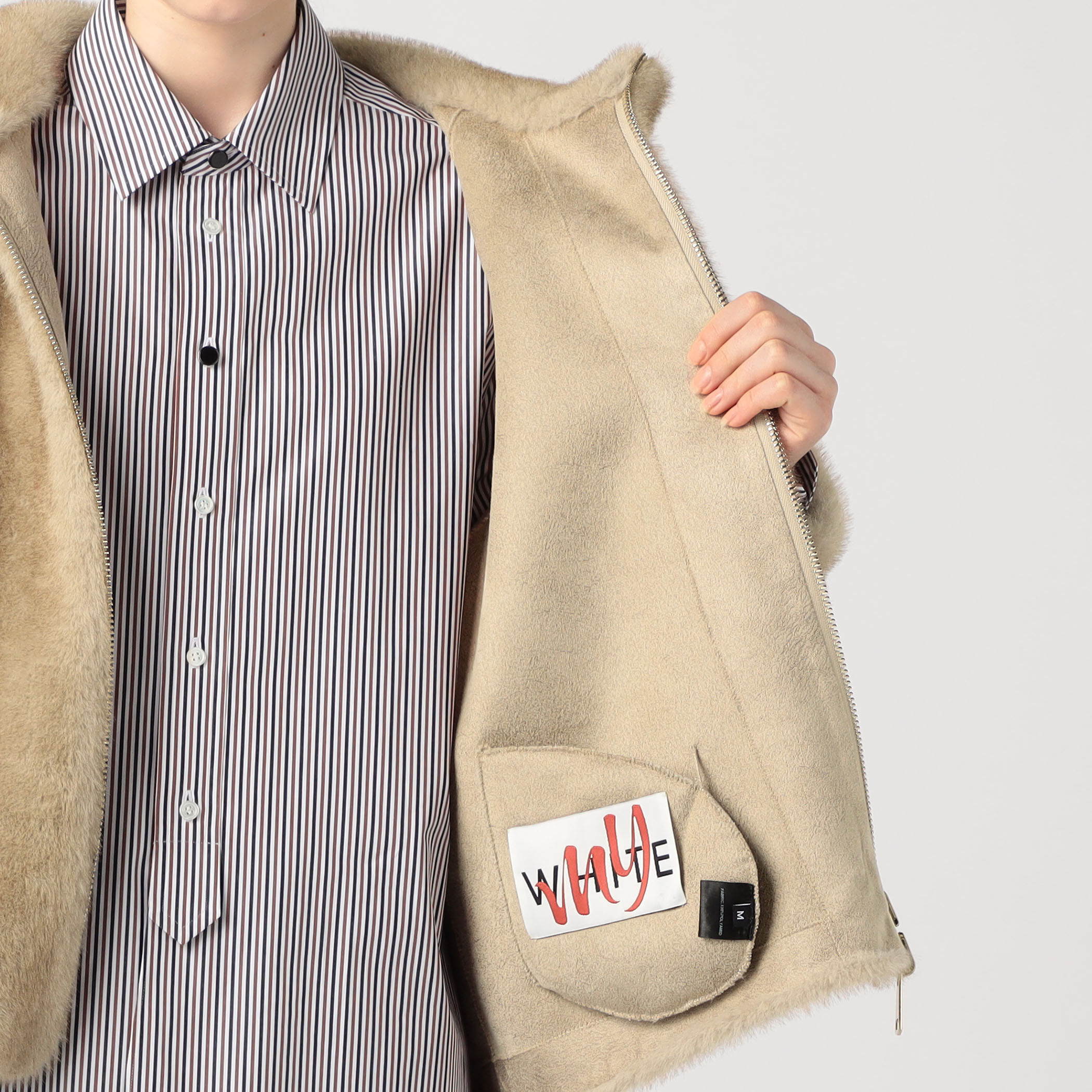 my WHITE リバーシブルコート 315-MK-60｜トゥモローランド 公式通販