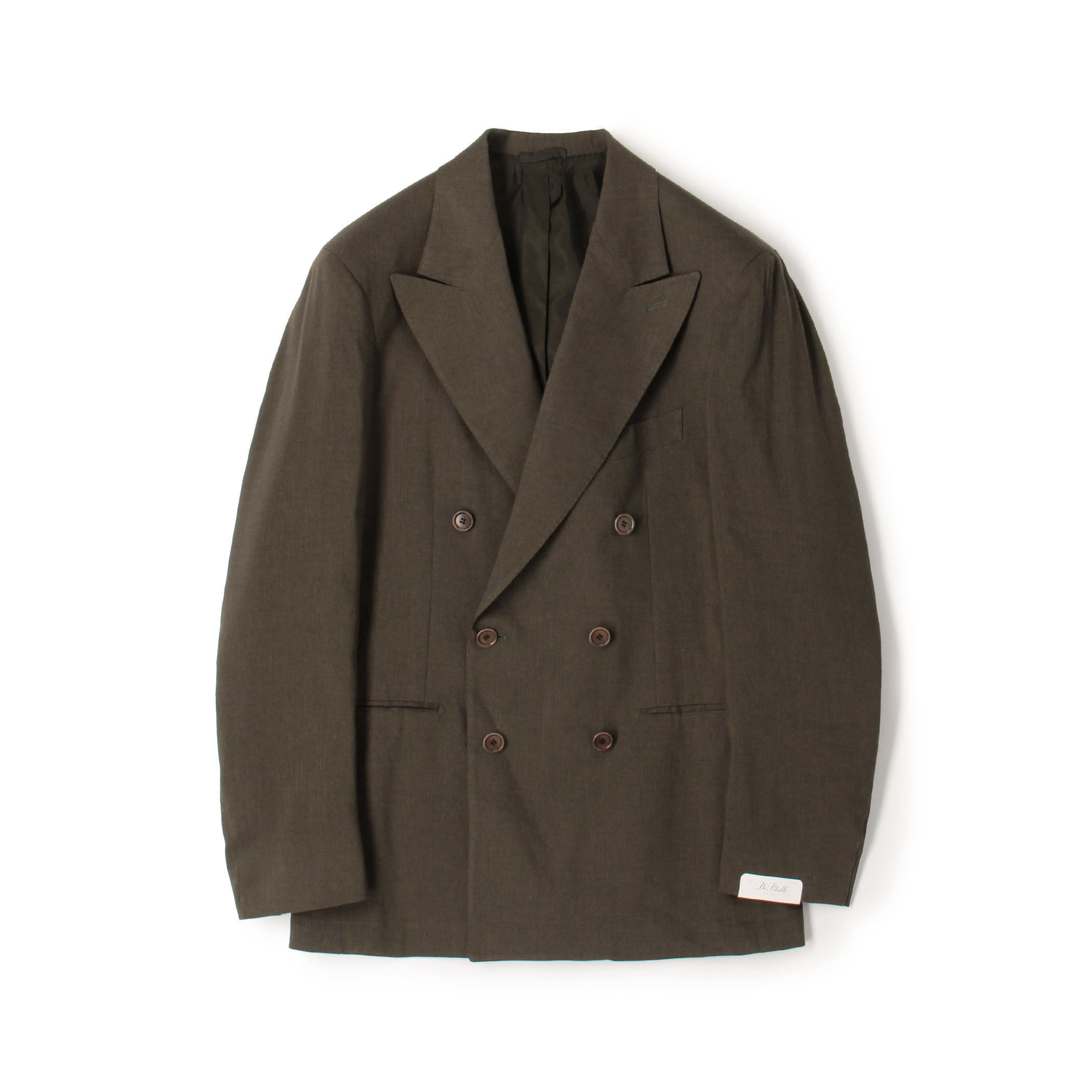 □【別注】De Petrillo ストレッチトロピカル ダブルブレス