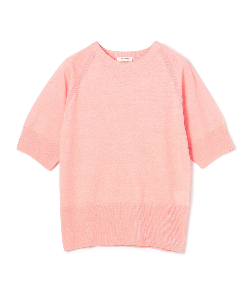 プレーンリネン ハーフスリーブプルオーバー