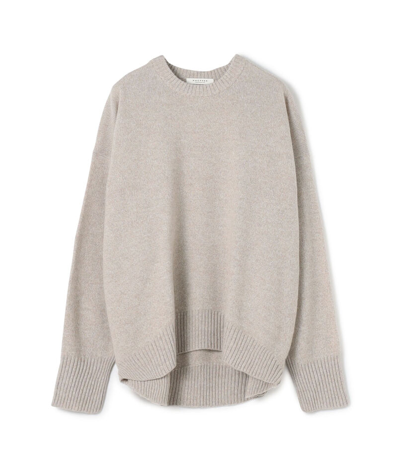 ■NZ LAMB 9G クルーネックプルオーバー