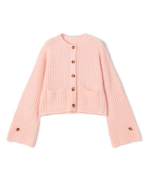 BY MALENE BIRGER CIERROU クルーネック リブカーディガン