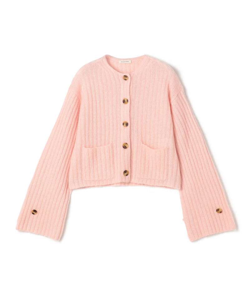 BY MALENE BIRGER CIERROU クルーネック リブカーディガン
