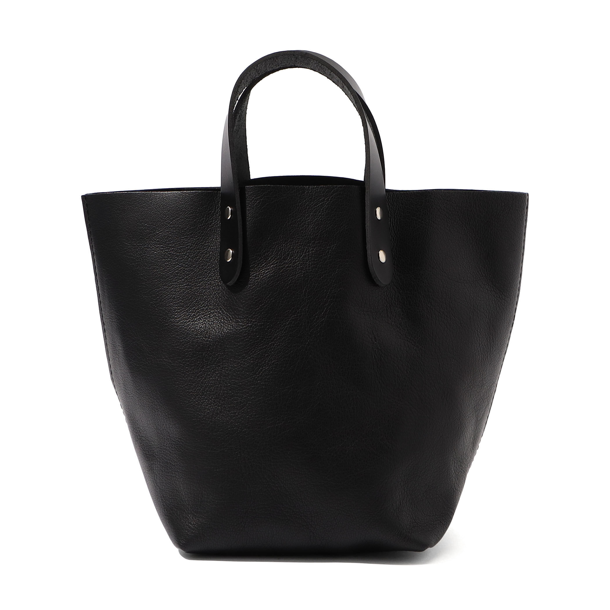 テンベア　牛革　ブラック BAGUETTE TOTE GOAT - TEMBEA