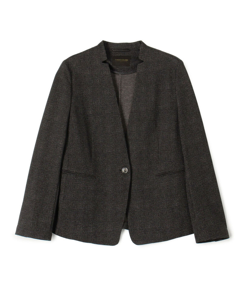 メランジジャージー キザミカラージャケット