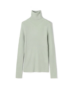 プルミエールウールリブ タートルネックプルオーバー