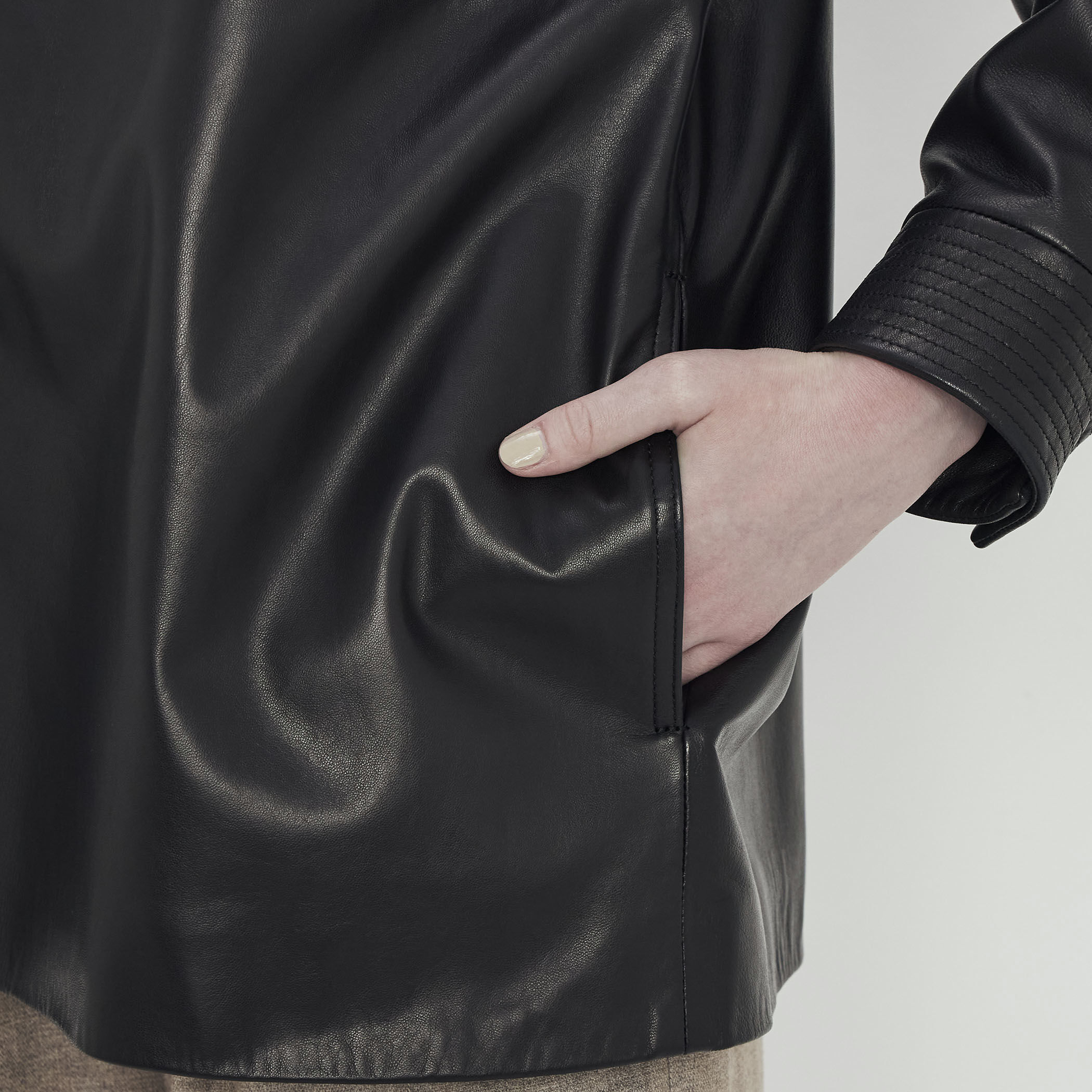 ラムレザー オーバーサイズジャケット｜トゥモローランド 公式通販