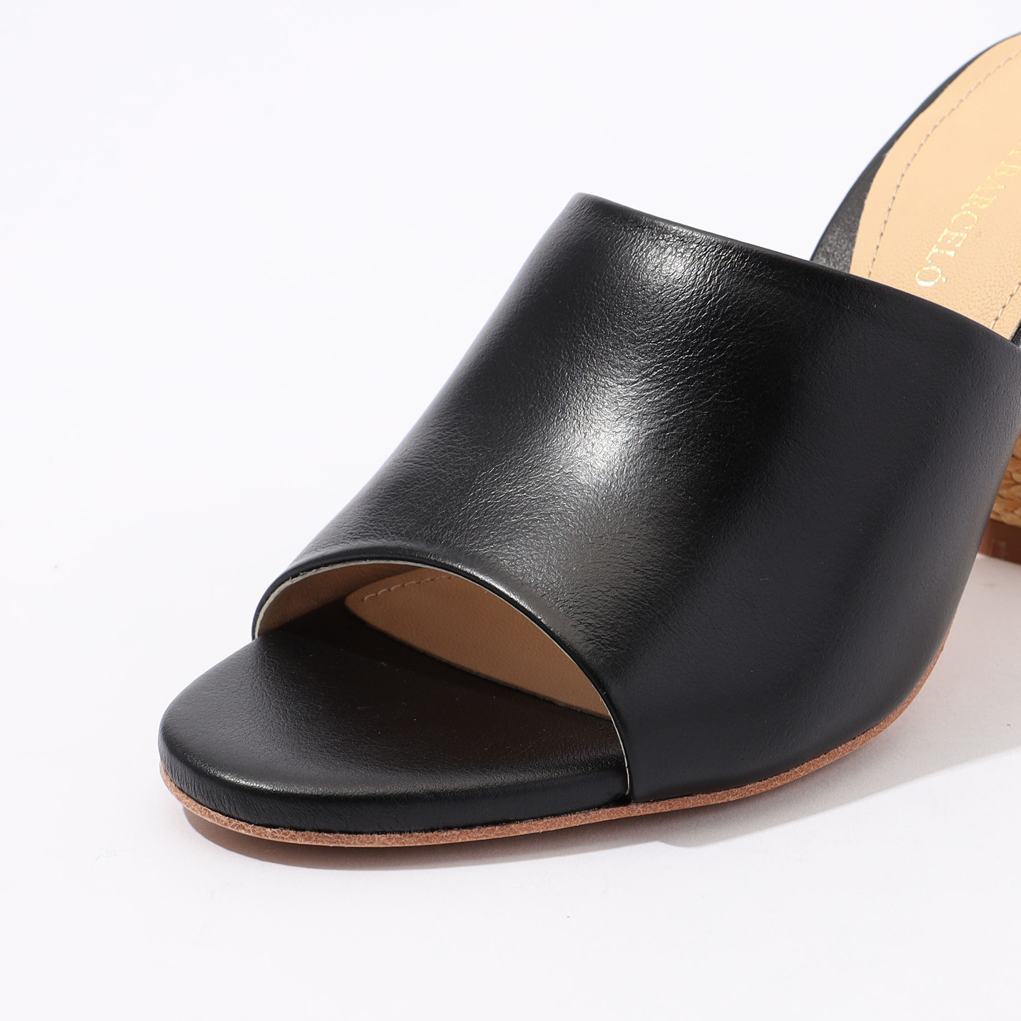 PALOMA BARCELO BRIGITE ラフィアヒールミュール