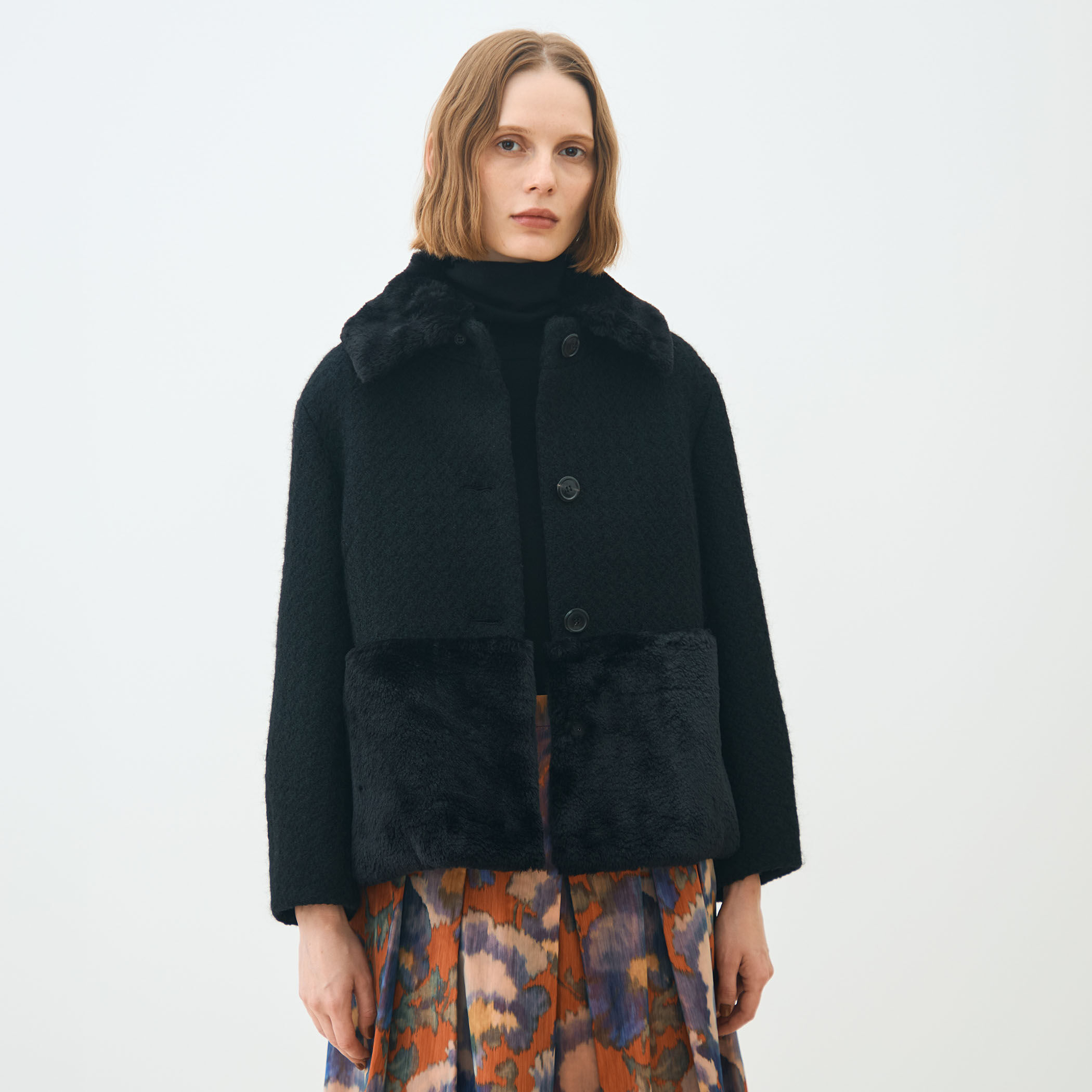 WEB先行予約】クロッシュウール チェンジカラージャケット