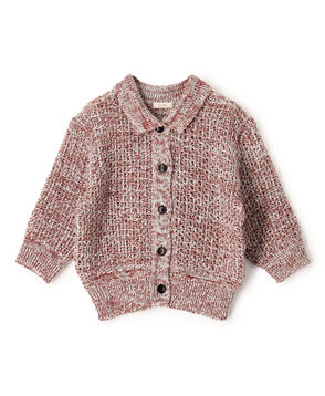 ギマコットン ハーフスリーブポロカーディガン