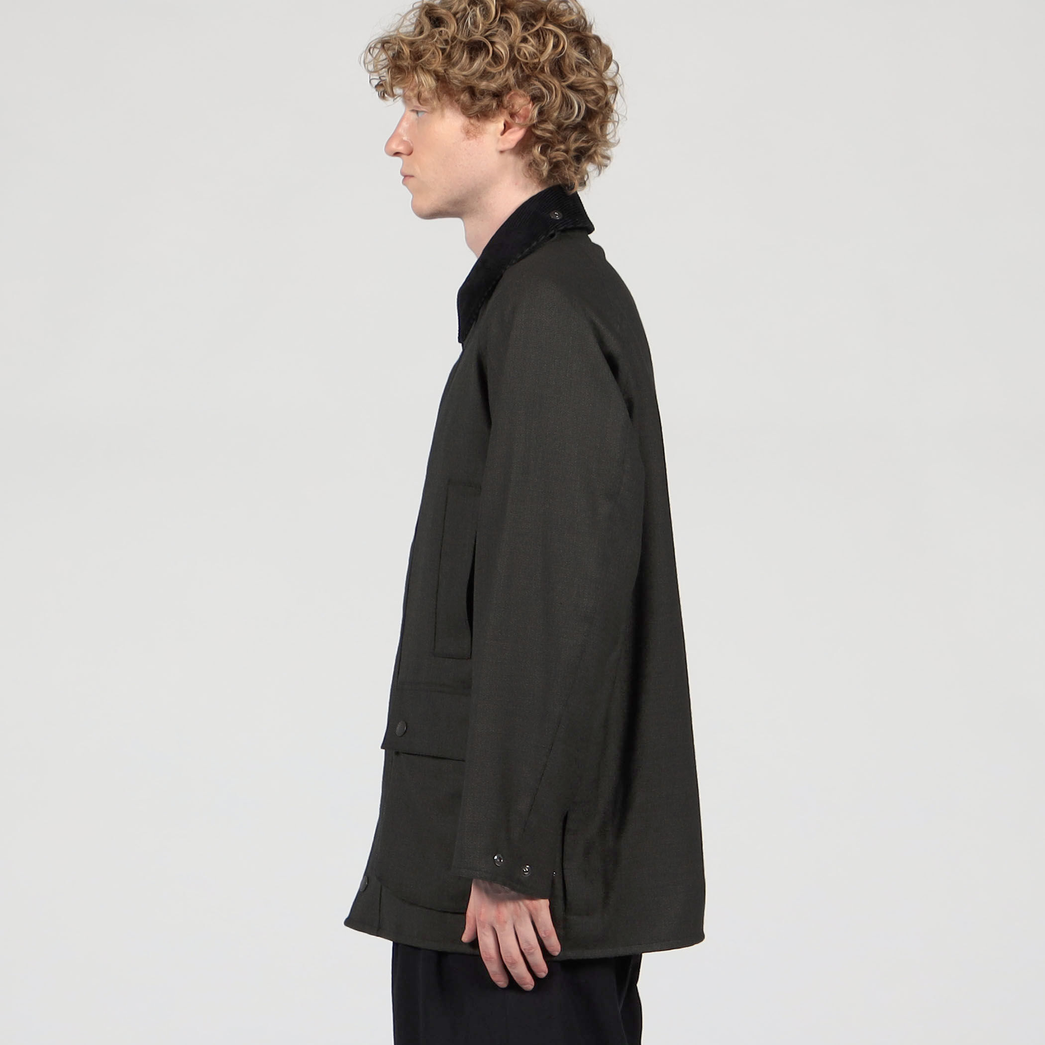 別注】Barbour CL BEAUFORT ウールブルゾン DORMEIUL