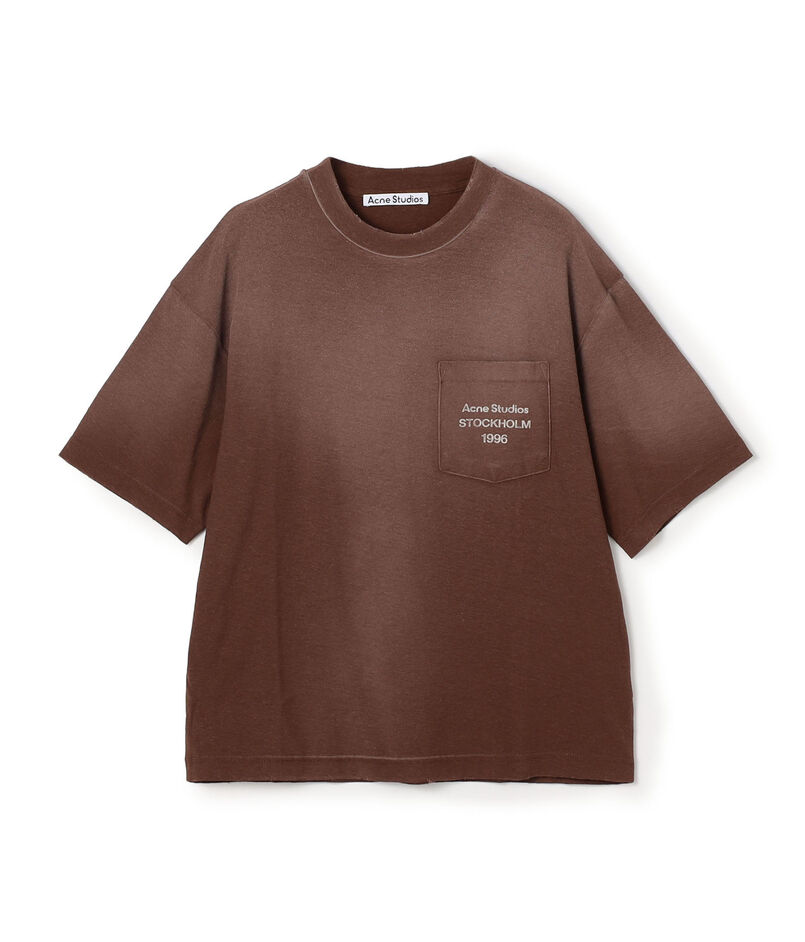 Acne Studios コットンリネン プリントTシャツ