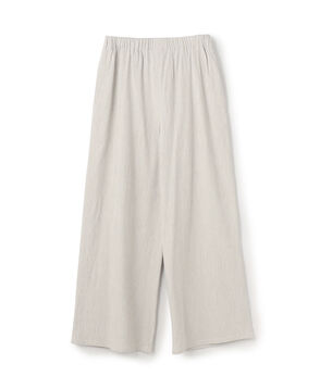 ■コットンリネン ビスコース ストレッチ イージーワイドパンツ