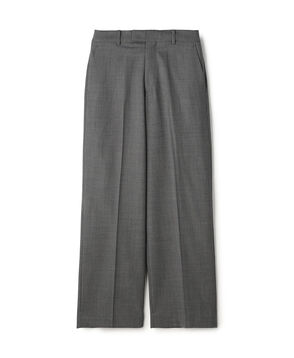 シャークスキン ストレートパンツ