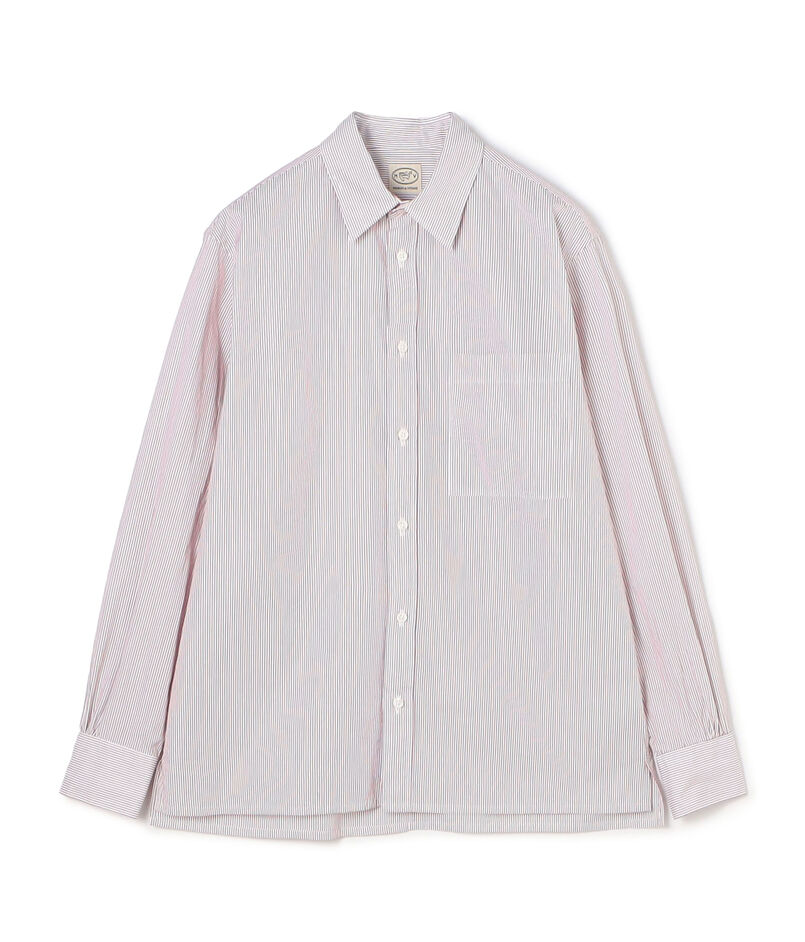 120/2コットンポプリン レギュラーカラーシャツ ALUMO