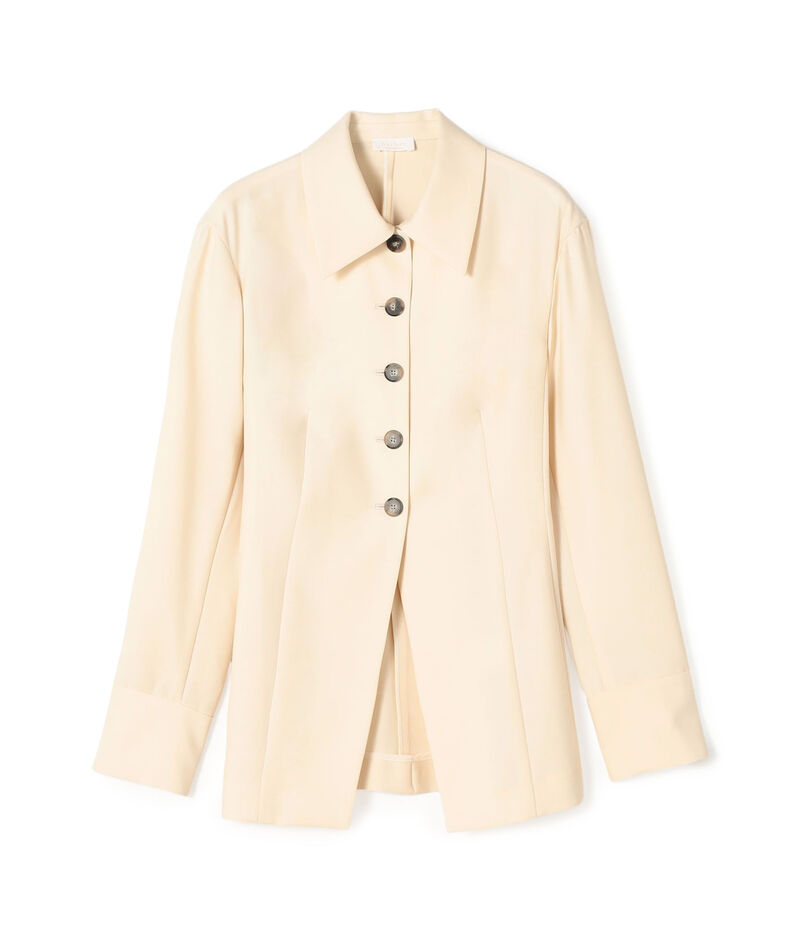 ハイツイストビエラ ステンカラーシャツジャケット