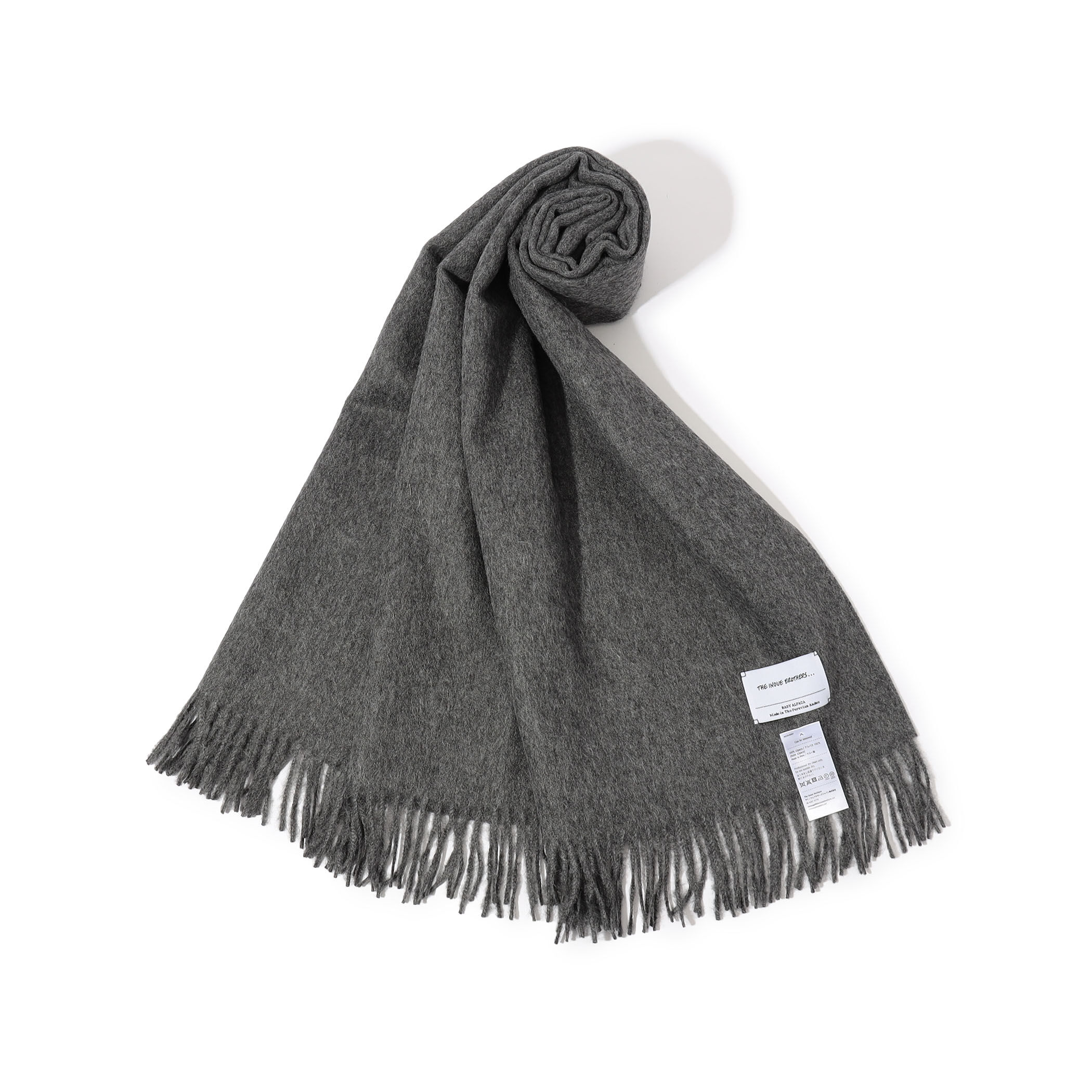 公式通販サイト - ファッション 通販 □THE INOUE BROTHERS Large Brushed Stole ストール 小物