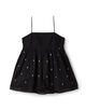 【別注】ne Quittez pas BLACK POPLIN ORGANZE キャミソールトップス