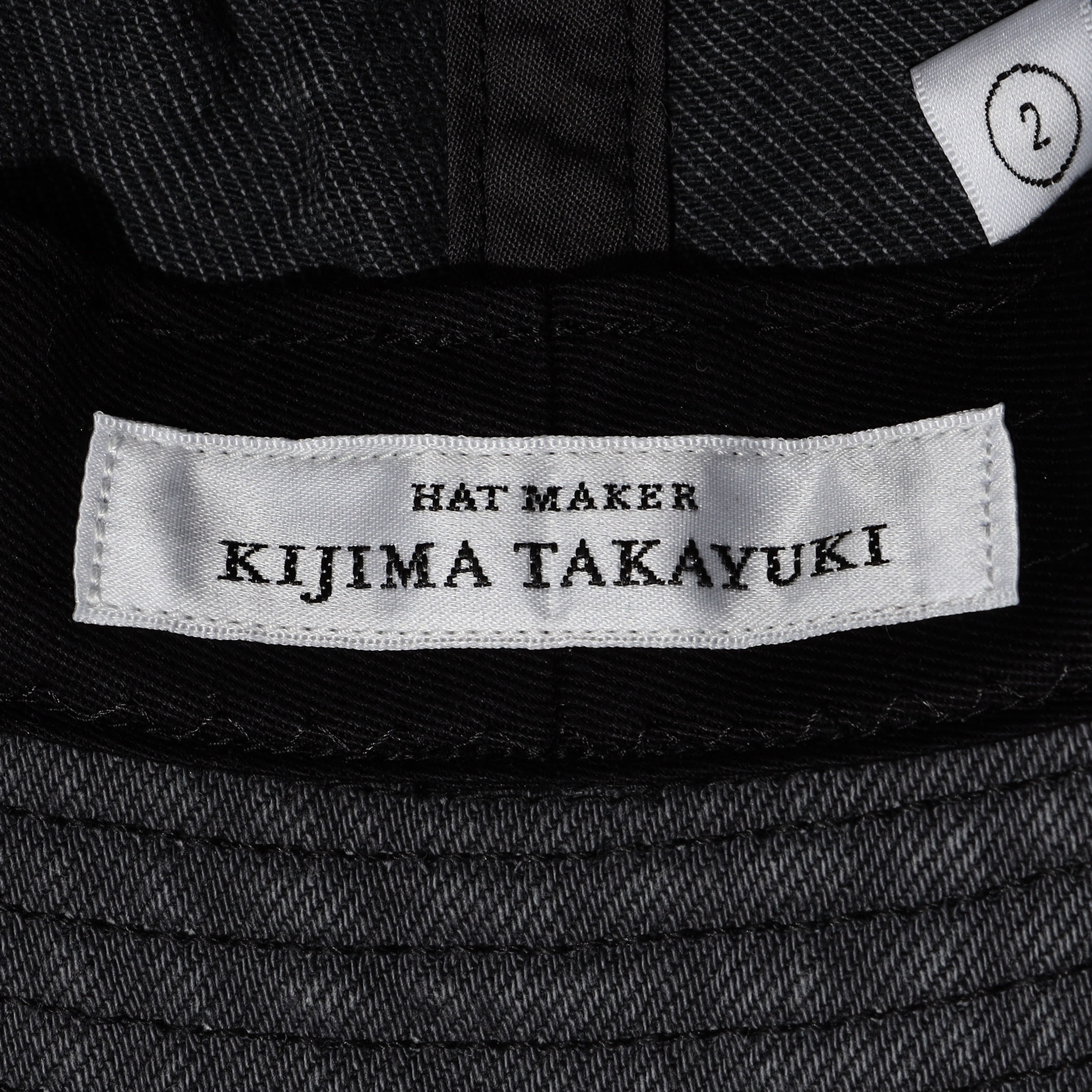 KIJIMA TAKAYUKI SLAB DENIM 6PANEL HAT デニムハット