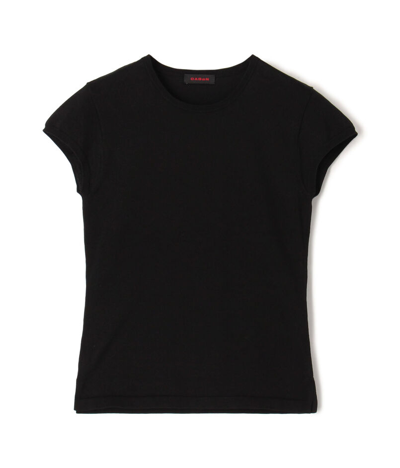 コットンポリエステル フレンチスリーブプルオーバー