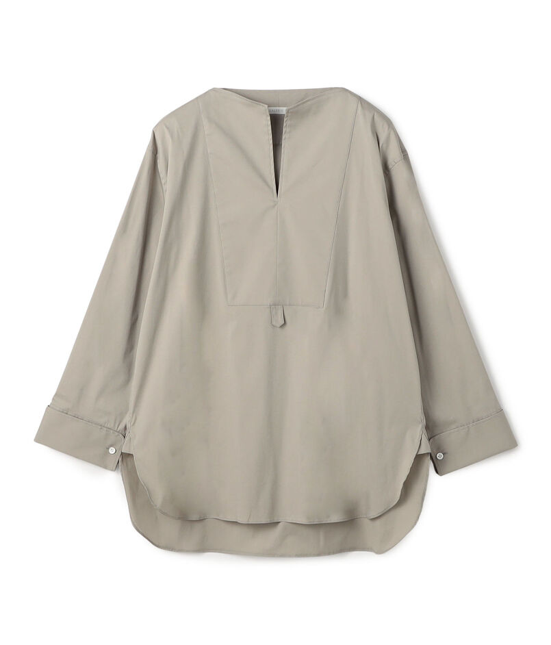 ストレッチタイプライター ブザムロングブラウス