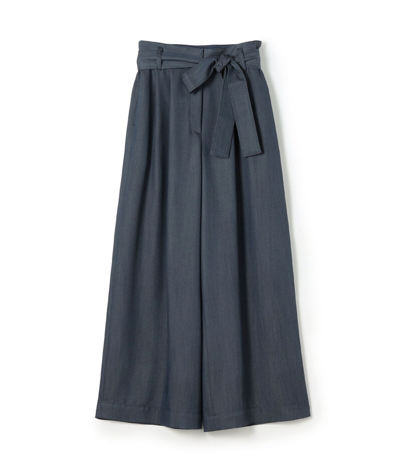 【WEB先行予約】ラスターデニム ダブルタックワイドパンツ