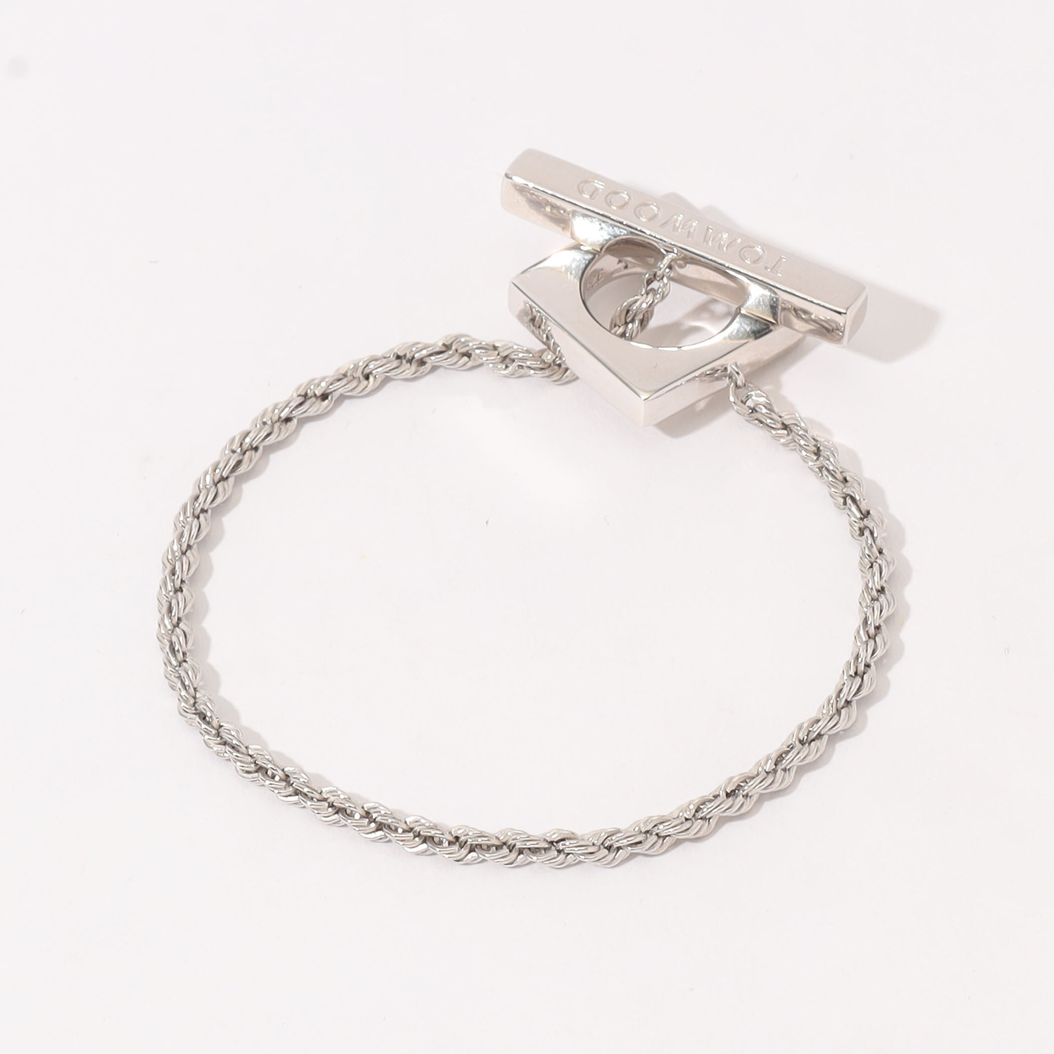 TOM WOOD Square Rope Bracelet｜トゥモローランド 公式サイト