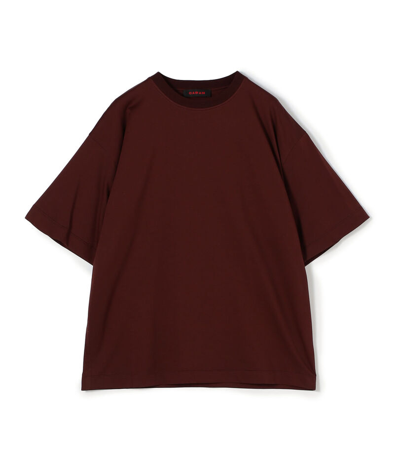 CABaN コットン ドロップショルダークルーネックプルオーバー
