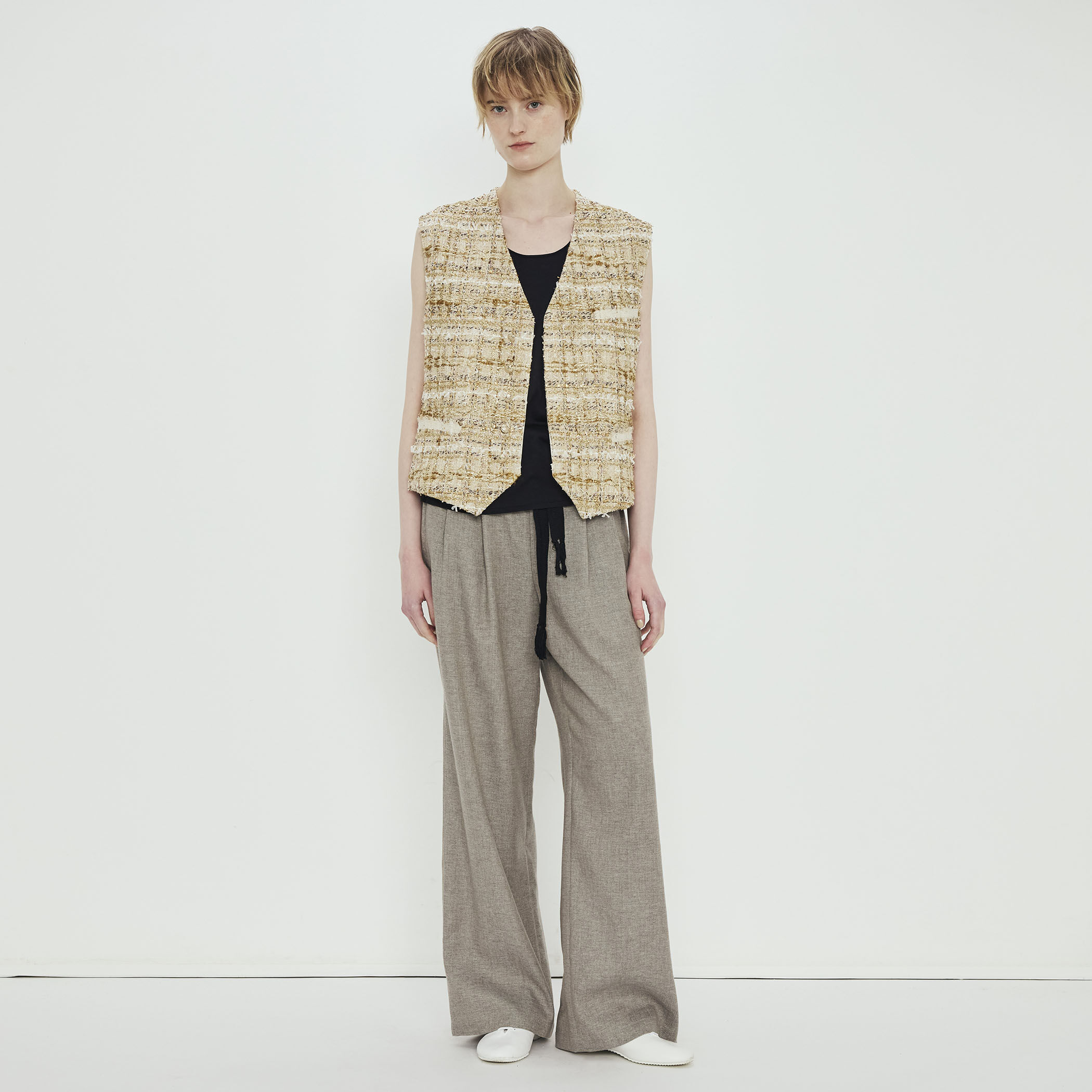 GOLD TWEED ショートジレ｜トゥモローランド 公式通販