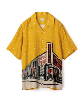 MAISON et VOYAGE レーヨンプリント アロハシャツ