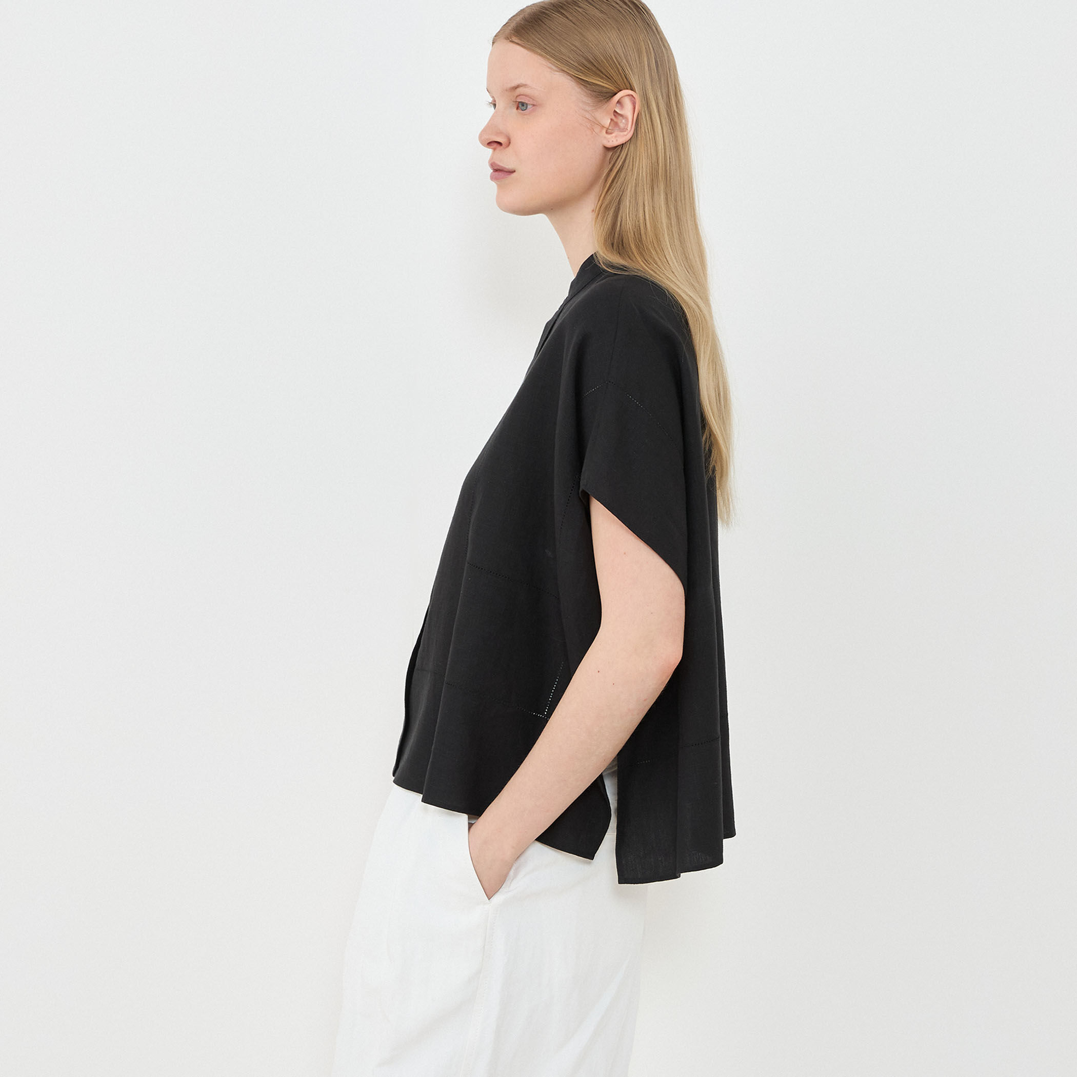 MFK 様美品♪ギャルリーヴィー 23SS フレンチリネン スタンド