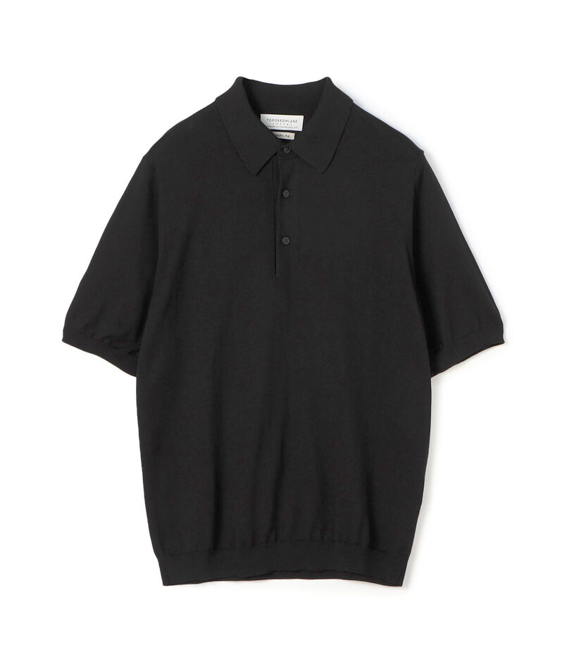 ■シルクコットン ニットポロシャツ SESIA