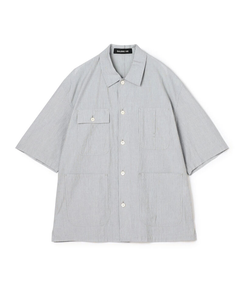 コットン 4ポケットシャツジャケット