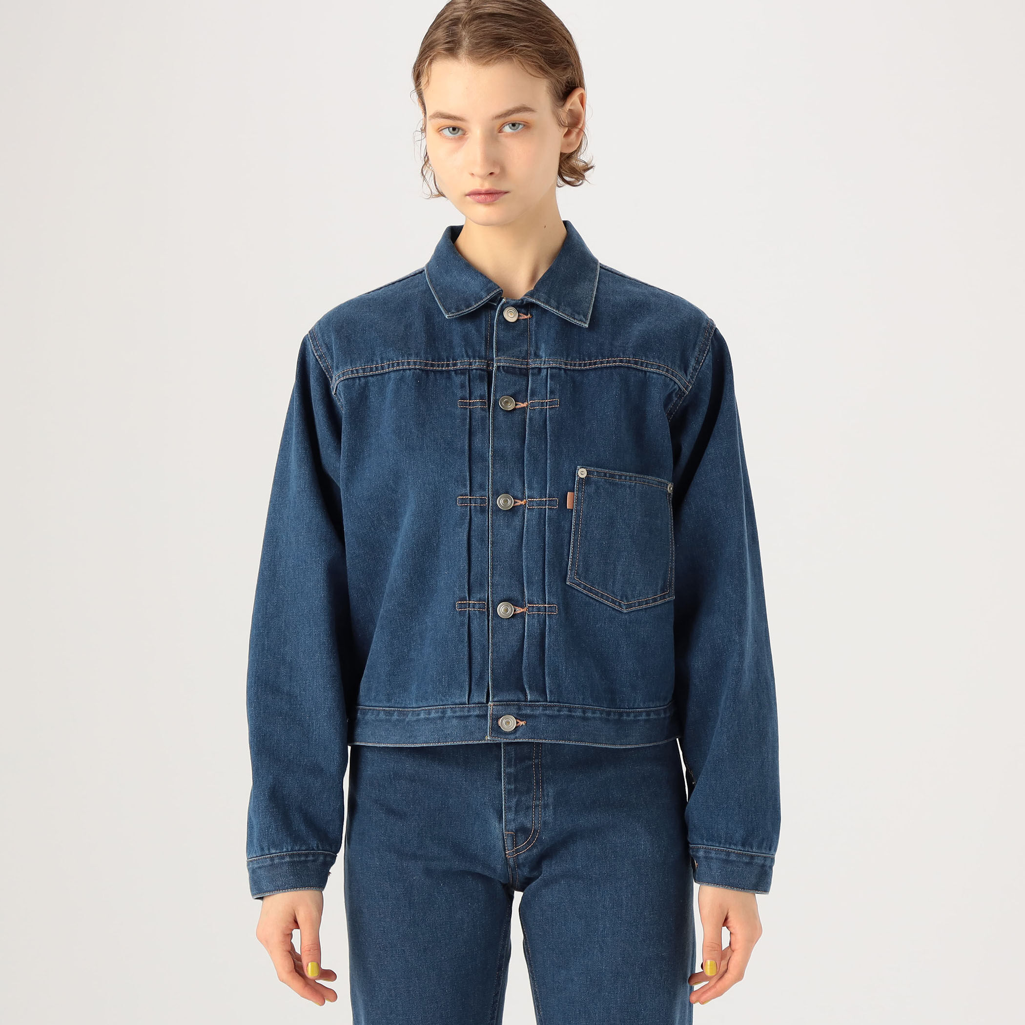 リユースシーアイランドコットン デニムジャケット