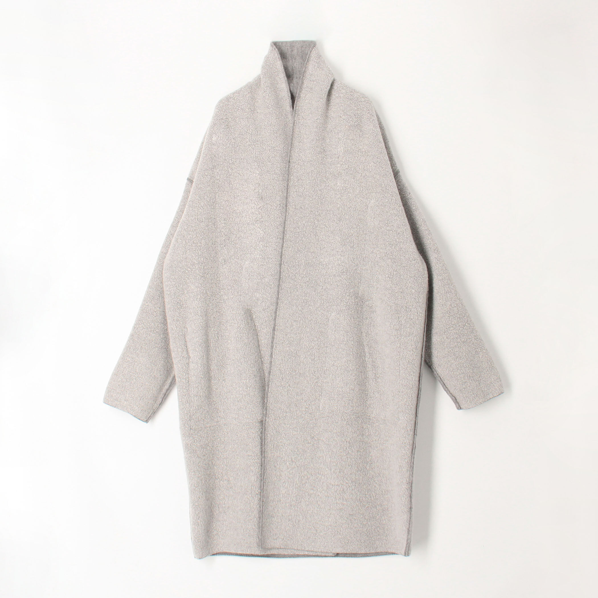 □ダブルフェイスパイル ショールカラーコート｜トゥモローランド 公式通販