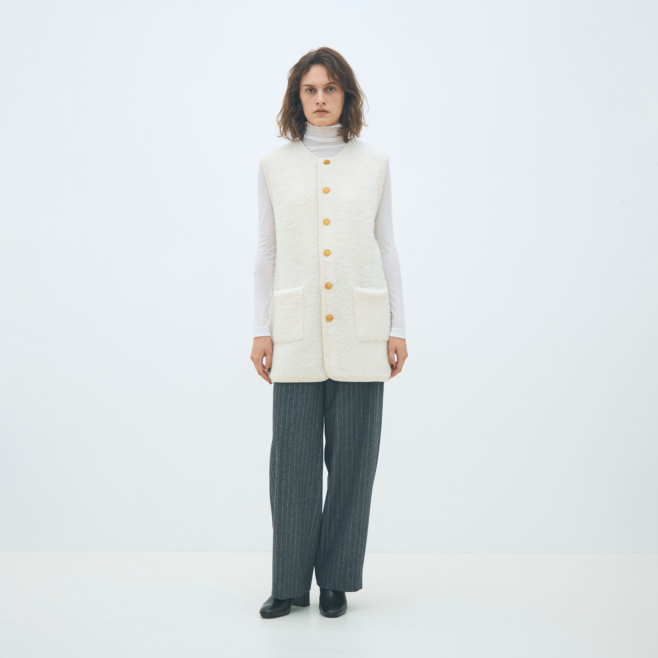 ムートン ロングジレ｜トゥモローランド 公式通販