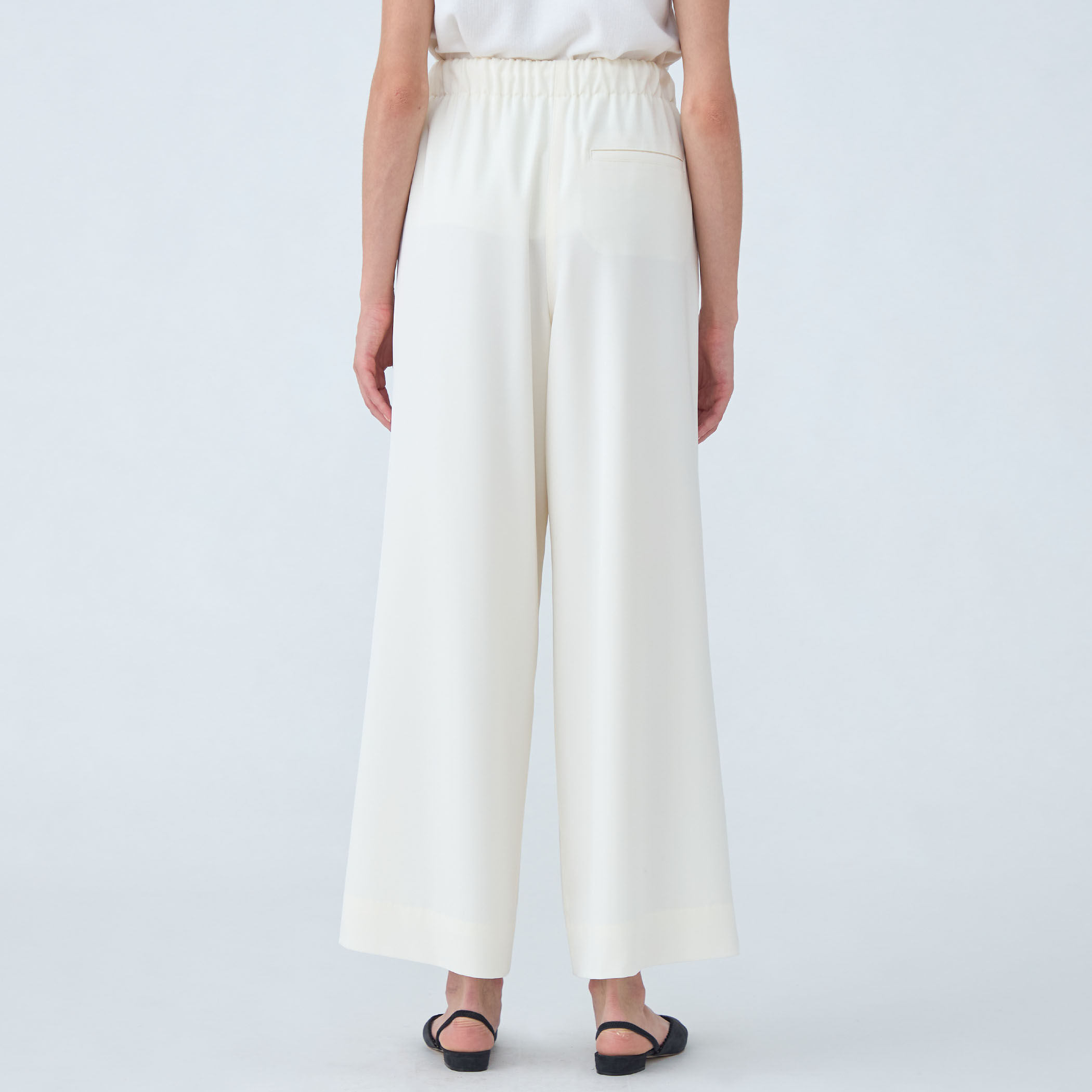 2-wayストレッチ イージーセミワイドパンツ｜トゥモローランド 公式通販