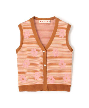 MARNI Striped Flowers ベスト
