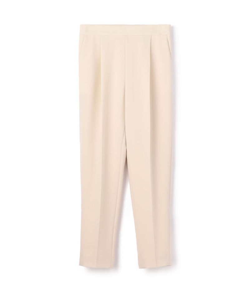 ドライダブルクロス フロントタックテーパードパンツ