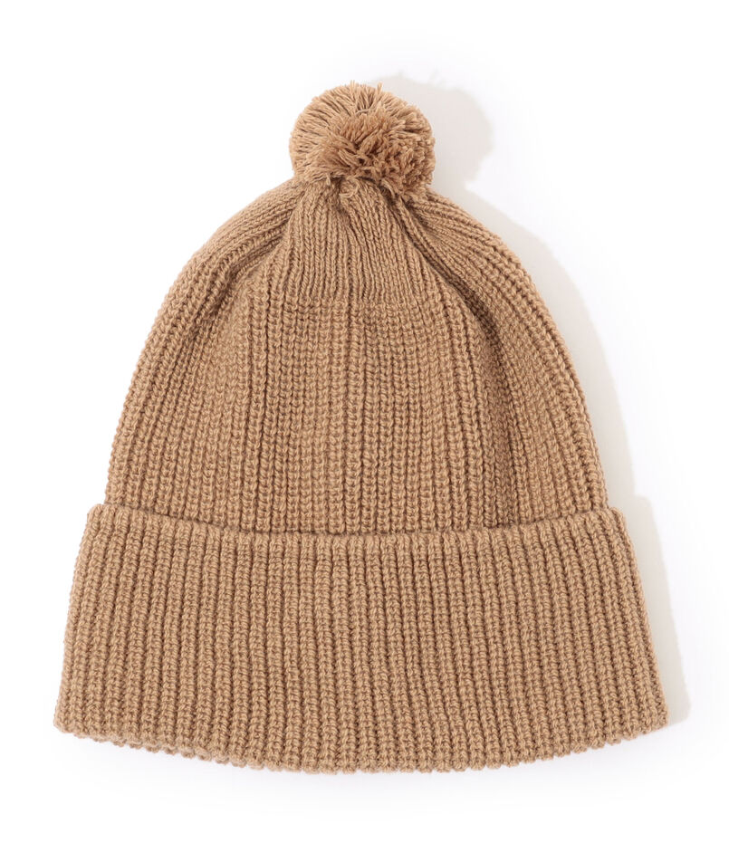 HIGHLAND2000 HC BOB CAP WITH POMPOM カシミヤニットキャップ