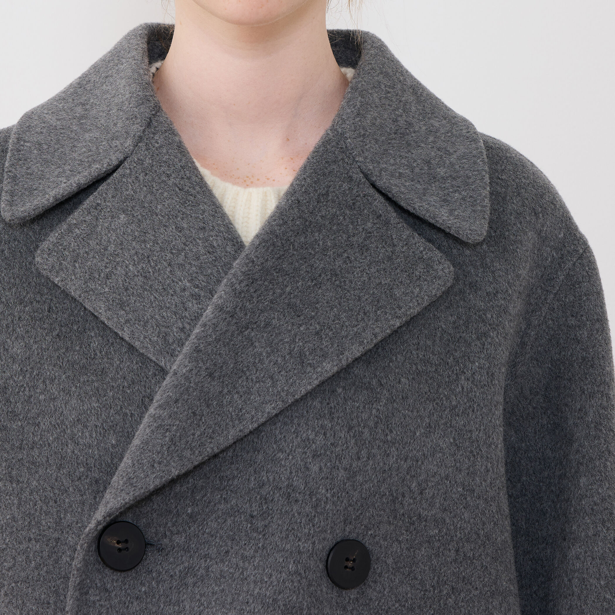 ウールカシミヤダブルフェイス Pコート｜トゥモローランド 公式通販