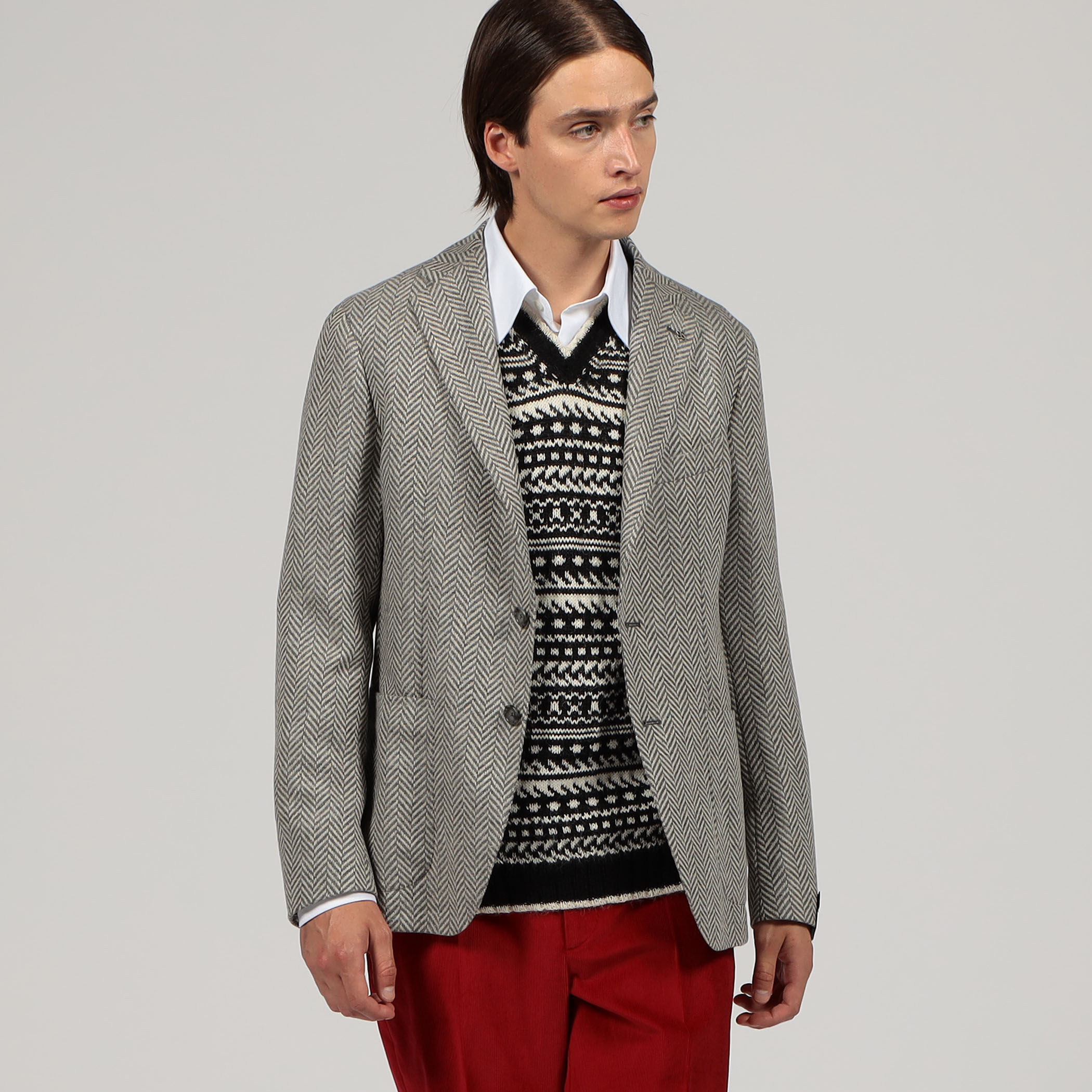 TAGLIATORE G-DAKAR22K ウール シングルブレステッド2B