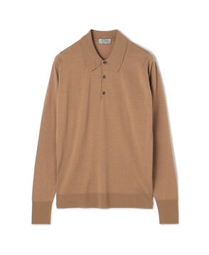 JOHN SMEDLEY 30G EASY FIT ウール ニットポロシャツ DORSET
