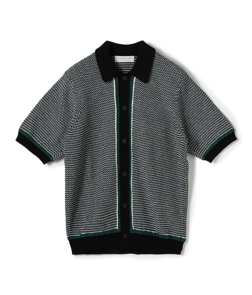 TOMORROWLAND Tricot マーセライズコットン ハーフスリーブニット