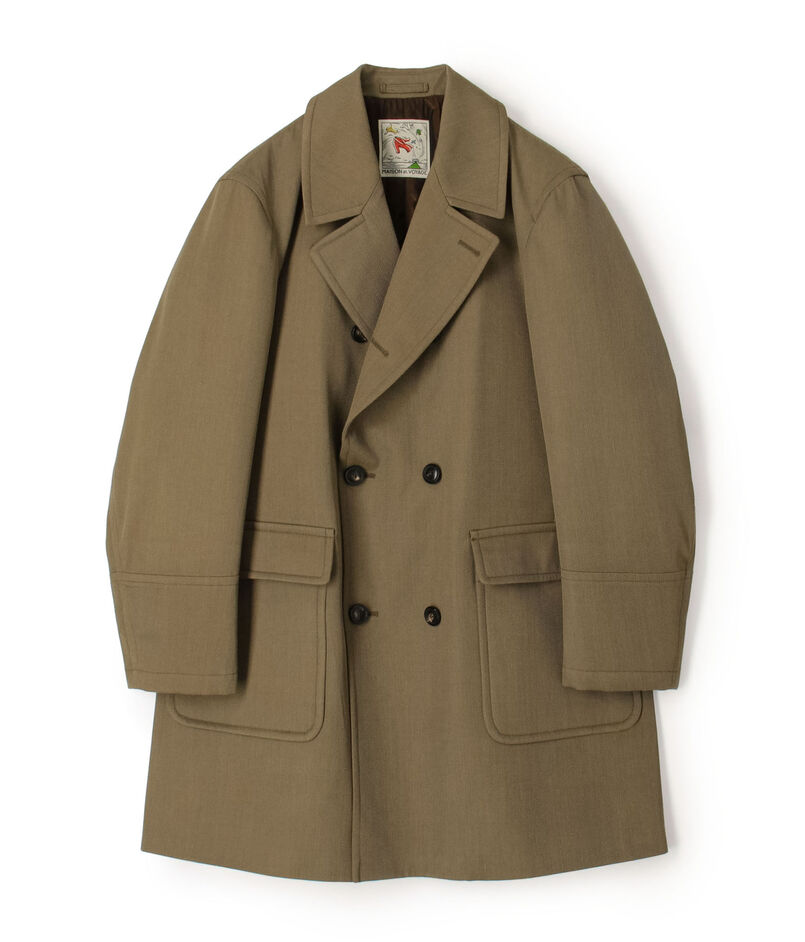 キャバリーツイル ポロコート Loro Piana Green Storm System