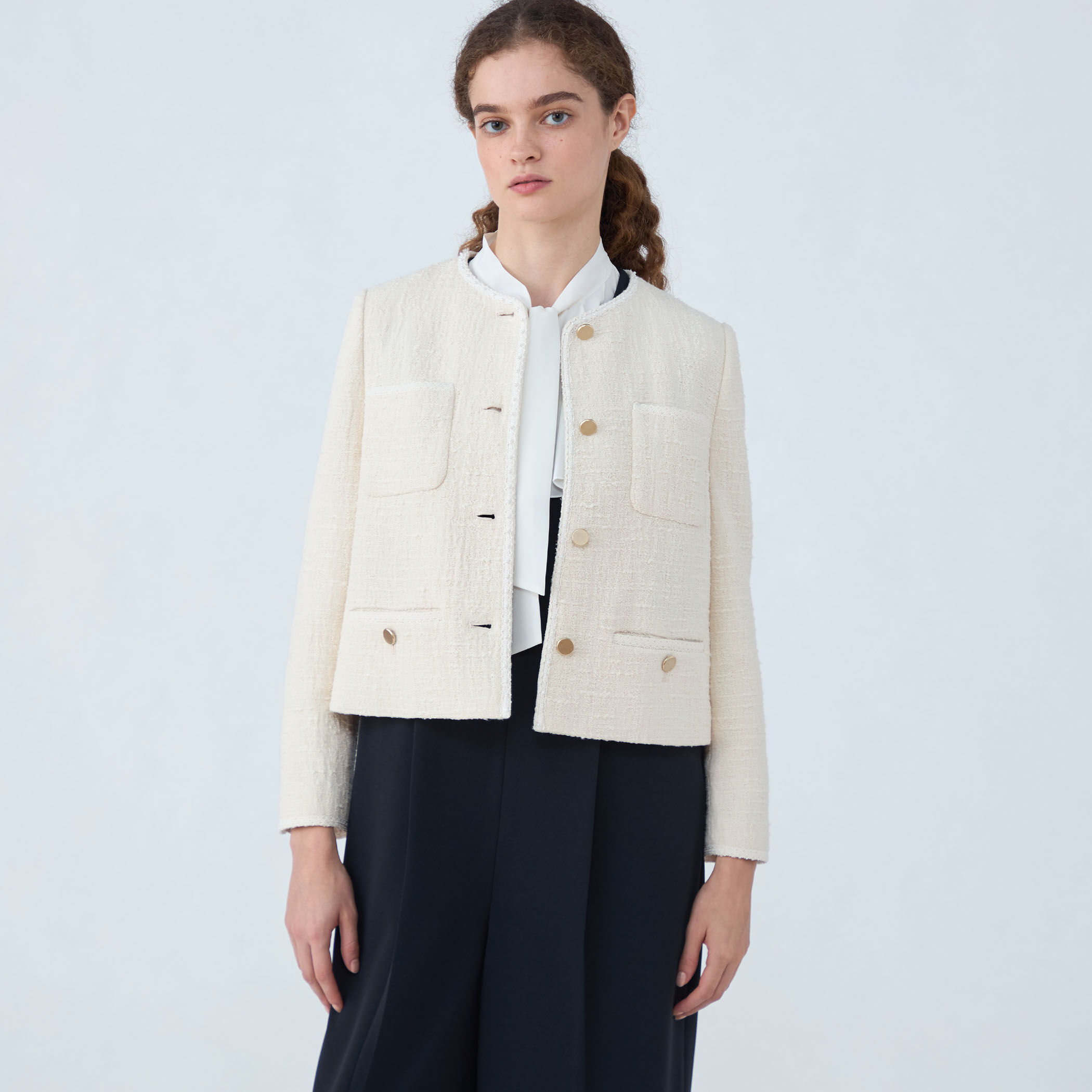 Ballsey スラブコットン ツイードジャケット トゥモローランド 楽天市場】【SALE／40%OFF】スラブコットンツイード 4ポケット