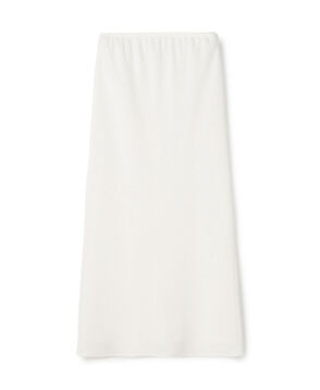 Light Double Cloth cross elastic straight Skirts