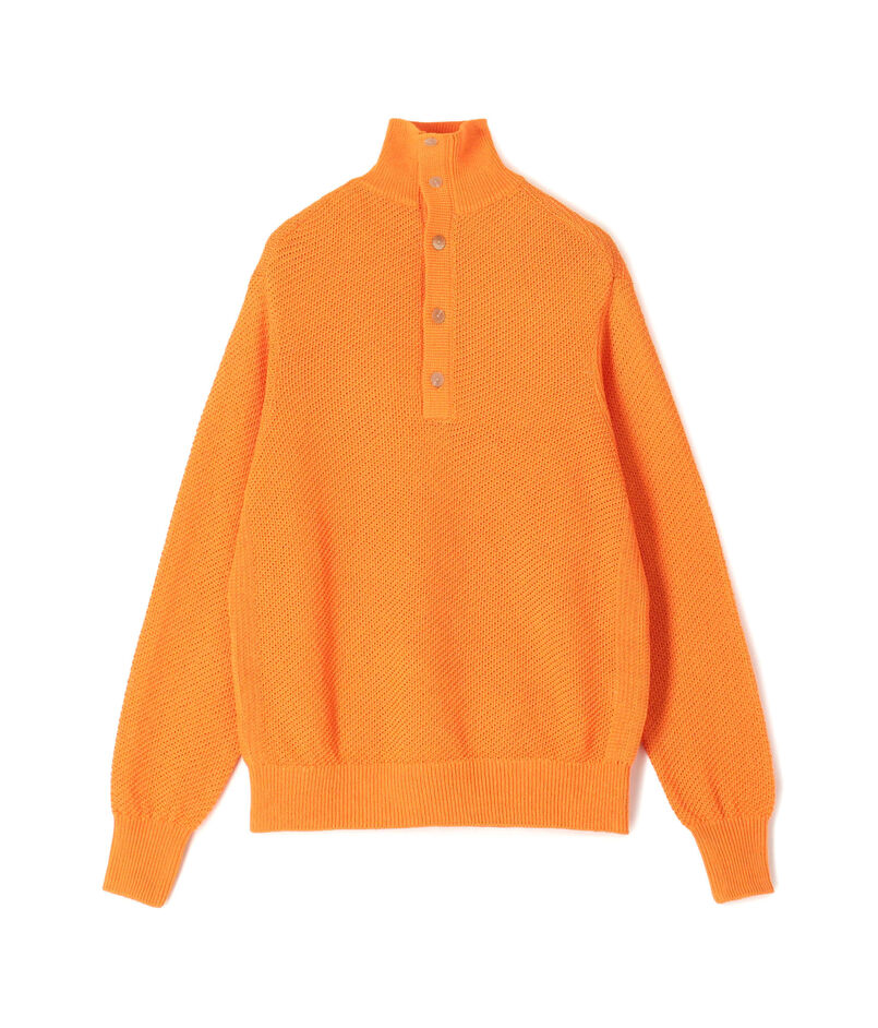 TOMORROWLAND tricot ギマコットンニット スタンドカラープルオーバー